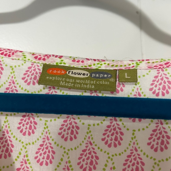 Pink and Green Patterned Tunic - Picture 2 of 3